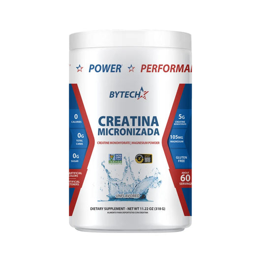 CREATINA MICRONIZADA + MAGNESIO 318G - BYTECH