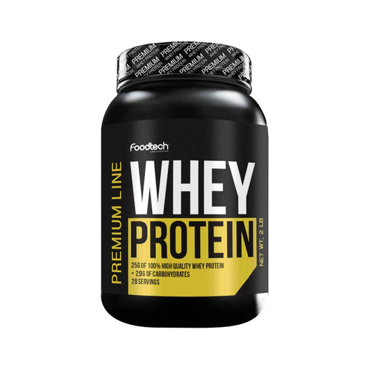 WHEY PROTEIN VAINILLA PREMIUM LINE 2LBS - FOODTECH