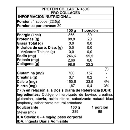 PRO COLLAGEN 450G - ARÁNDANO - MORA